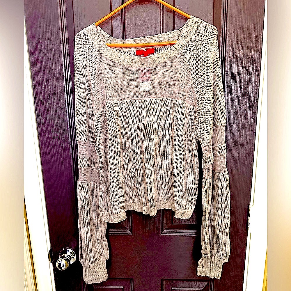 Jennifer Lopez long sleeve sweater light purple Size XL